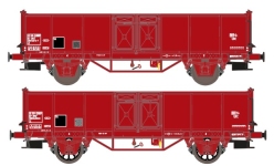 Exact-Train EX23952 - H0 - 2-tlg. Set Offene Güterwagen EUROP SKF Lager, SNCF, Ep. IV